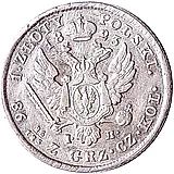 1 злотый 1823, IB