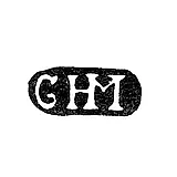 Master's Hallmark of Helmut Karl Gustav - Leningrad - initials "GHM"