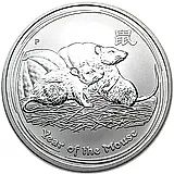 1 доллар 2008, P, год мыши [Австралия]