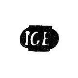 Клеймо мастера Эбен Иоганн Георг - Рига - инициалы "IGB"