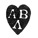 Клеймо мастера Вавилов Алексей Ларионов - Москва - инициалы "АВ Л"