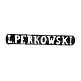 Master's Mark of L. Perkovsky - Vilnius - initials "L.PERKOWSKI" - 1895-1908