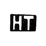 Master's Mark of Tarabrov Nikolai Filippov - Moscow - initials "NT" - 1893-1917