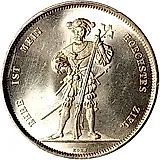 5 франков 1857, фестиваль, г. Бёрн [Швейцария]