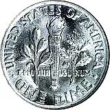 10 центов 1960, без обозначения монетного двора [США]