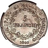 5 франков 1805, княжество Лукка и Пьомбино [Италия]