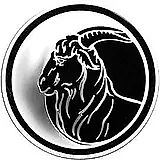 3 рубля 2003, ММД, коза Proof