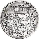 5000 франков 2015, африканский лев [Бурунди]
