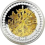 50 евро 2003, нумизматика [Финляндия] Proof