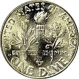 10 центов 1948, D, знак монетного двора "D" - Денвер [США]