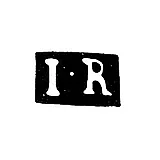 Master's Mark of Robers Johann Peter - Moscow - Initials "I-R" - Mid-18th Century