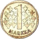 1 марка 1966, S [Финляндия]