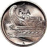 1 франк 1927 [Албания]