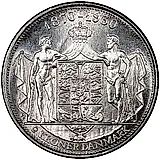 2 кроны 1930, Кристиан X [Дания]