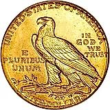 5 долларов 1909, D, голова индейца [США]