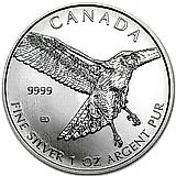 5 долларов 2015, краснохвостый сарыч [Канада]