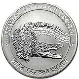 1 доллар 2014, P, крокодил [Австралия]