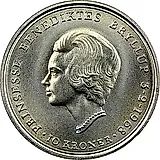 10 крон 1968, свадьба Принцессы Бенедикты [Дания]