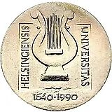 100 марок 1990, H-M, арфа [Финляндия]