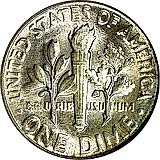 10 центов 1951, без обозначения монетного двора [США]