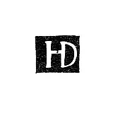 Клеймо мастера Диль Хан (Dyla Hanus) - Вильно - инициалы "HD" - 1595-1630 гг.