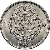 1 крона 1947 [Швеция]