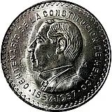 1 песо 1957, 100 лет Конституции Мексики [Мексика]