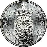 2 кроны 1937, Кристиан X [Дания]