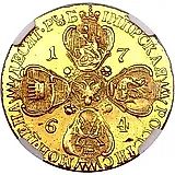 10 рублей 1764, СПБ-TI