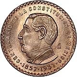 5 песо 1957, 100 лет Конституции Мексики [Мексика]