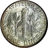 10 центов 1955, S, знак монетного двора "S" - Сан-Франциско [США]