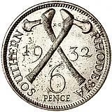 6 пенсов 1932 [Зимбабве / Южная Родезия]