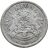 1 крона 1889 [Швеция]