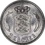 2 кроны 1916 [Дания]