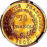 20 франков 1808, наполеондор [Франция]