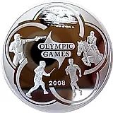 100 тенге 2007, Пекин 2008 [Казахстан] Proof