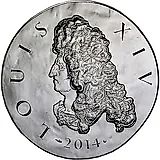 10 евро 2014, Людовик XIV [Франция] Proof