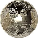 10 евро 2014, ЧМ по футболу в Бразилии [Франция] Proof