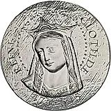 10 евро 2016, королева Клотильда [Франция] Proof