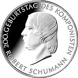 10 евро 2010, J, Роберт Шуман [Германия]