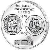 10 евро 2009, A, университет Лейпцига [Германия]