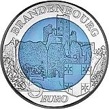 5 евро 2015, замок Бранденбург [Люксембург] Proof