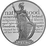 15 евро 2016, Пасхальное восстание [Ирландия] Proof