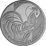 10 евро 2016, галльский петух [Франция]