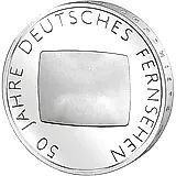10 евро 2002, G, 50 лет немецкому телевидению [Германия]
