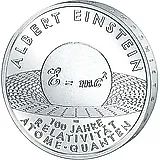 10 евро 2005, J, Эйнштейн [Германия]