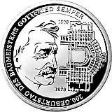 10 евро 2003, G, Готфрид Земпер [Германия]