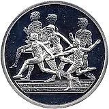 10 евро 2003, Олимпиада в Афинах, эстафета [Греция]