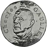 10 евро 2015, Шарль де Голль [Франция] Proof