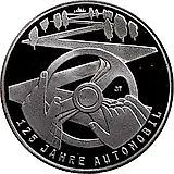 10 евро 2011, F, 125 лет автомобилю [Германия] Proof